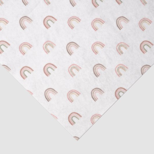 Papier Mousseline Papier Tissu Boho Rainbow (Détail)