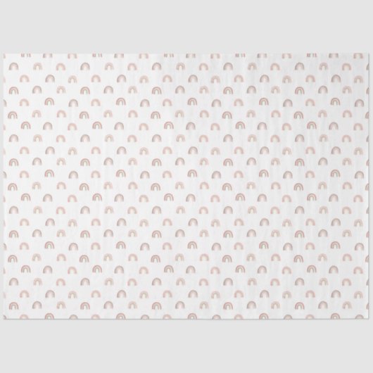 Papier Mousseline Papier Tissu Boho Rainbow (Recto)