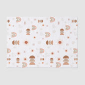 Papier Mousseline Papier Tissu Boho Rainbow Desert (Recto)