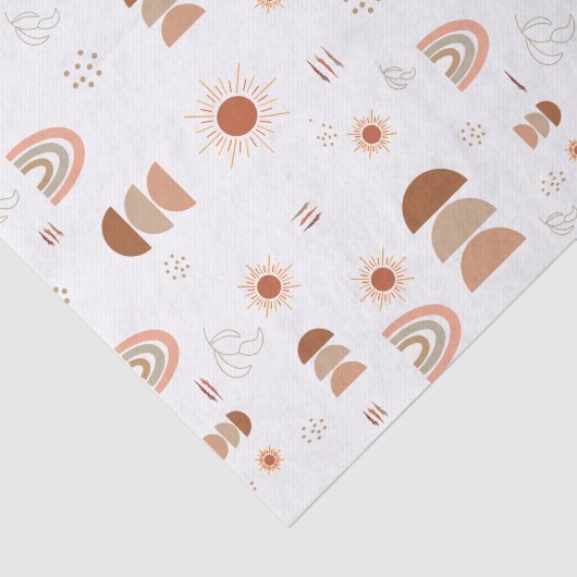 Papier Mousseline Papier Tissu Boho Rainbow Desert (Détail)