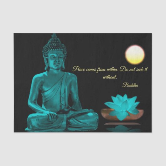 Papier Mousseline Papier Tissu Bouddha (Recto)