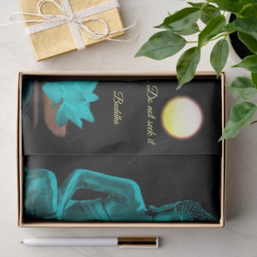 Papier Mousseline Papier Tissu Bouddha (Cadeau)