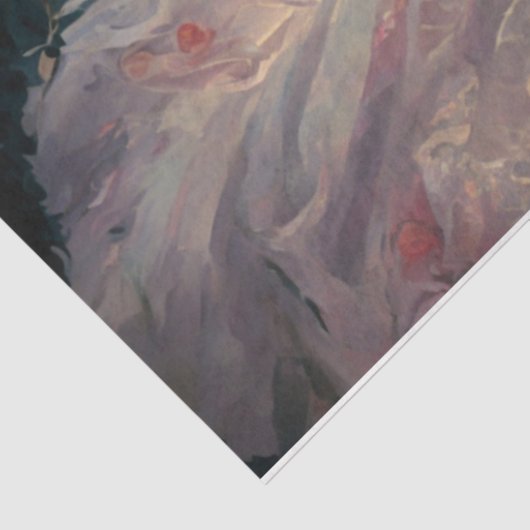 Papier Mousseline Papier Tissu Bride et Groom (Détail)