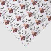 Papier Mousseline Papier Tissu Bunny Halloween (Détail)