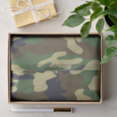 Papier Mousseline Papier Tissu Camo (Cadeau)