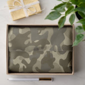 Papier Mousseline Papier Tissu Camouflage Central (Cadeau)