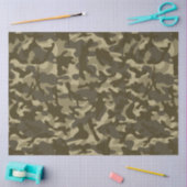 Papier Mousseline Papier Tissu Camouflage Central (Artisanat)