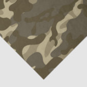Papier Mousseline Papier Tissu Camouflage Central (Détail)