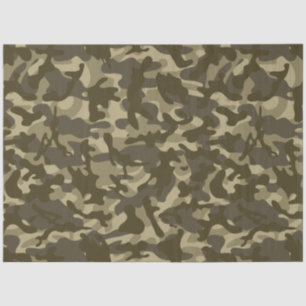 Papier Mousseline Papier Tissu Camouflage Central