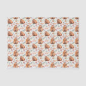 Papier Mousseline Papier Tissu Capybara (Recto)