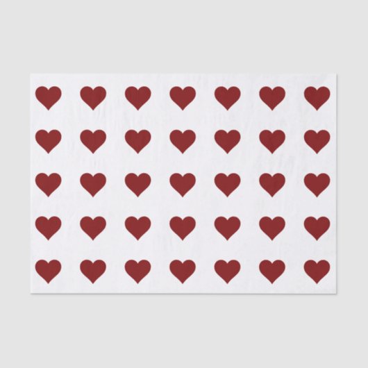 Papier Mousseline Papier Tissu CARDIAQUE ROUGE (Recto)
