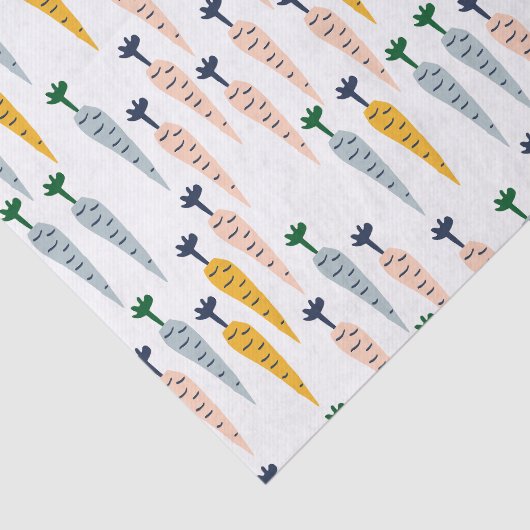Papier Mousseline Papier Tissu Carottes (Détail)