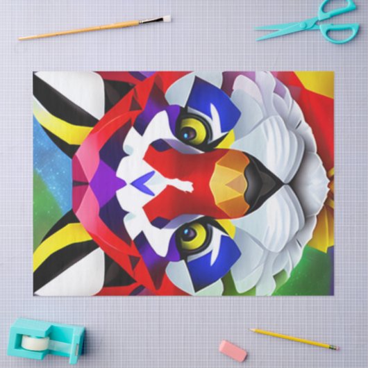 Papier Mousseline Papier tissu chat d'Alexander (Artisanat)