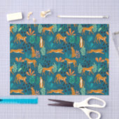 Papier Mousseline Papier Tissu Cheetah (Artisanat)