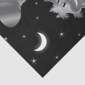 Papier Mousseline Papier Tissu Cheshire Cat (Détail)