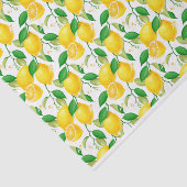 Papier Mousseline Papier Tissu citron (Détail)