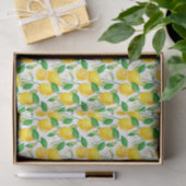 Papier Mousseline Papier Tissu citron (Cadeau)