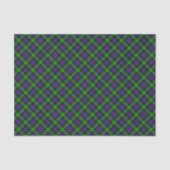 Papier Mousseline Papier Tissu Clan Farquharson Tartan (Recto)