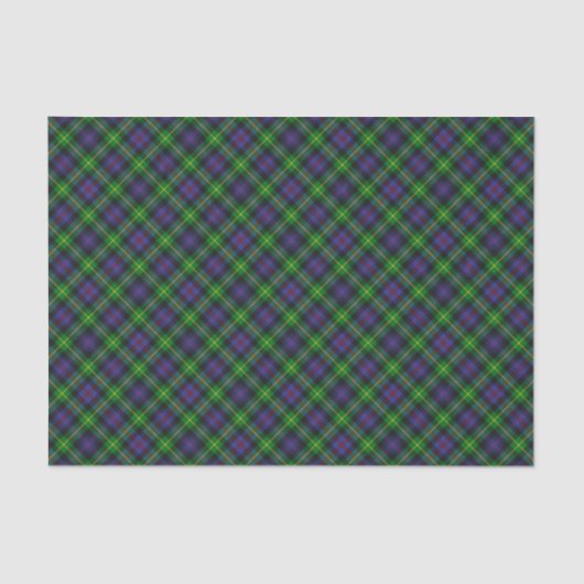 Papier Mousseline Papier Tissu Clan Farquharson Tartan (Recto)