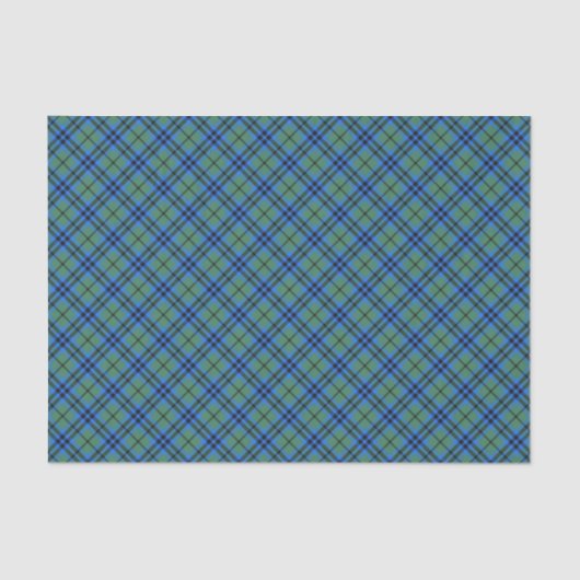 Papier Mousseline Papier Tissu Clan Keith Tartan (Recto)
