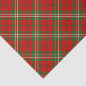 Papier Mousseline Papier Tissu Clan Scott Red Tartan (Détail)