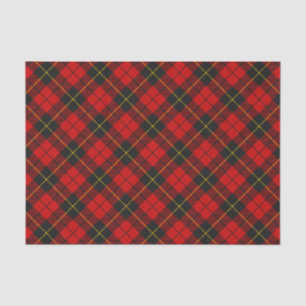 Papier Mousseline Papier Tissu Clan Wallace Tartan