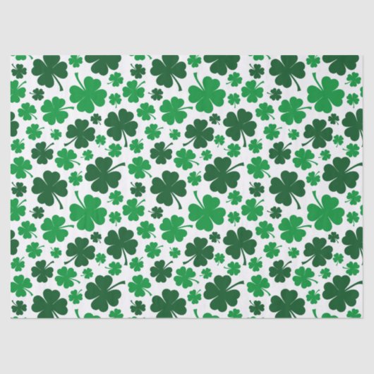 Papier Mousseline Papier Tissu Clover (Recto)