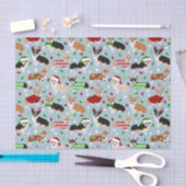 Papier Mousseline Papier Tissu Corgi de Noël (Artisanat)