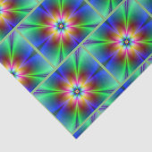 Papier Mousseline Papier Tissu couleur Neon Daisy (Détail)
