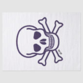 Papier Mousseline Papier tissu crâne n os (Recto)