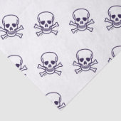 Papier Mousseline Papier tissu crâne n os (Détail)