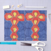 Papier Mousseline Papier Tissu Cross Motif (Artisanat)