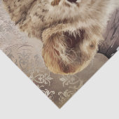 Papier Mousseline Papier Tissu Cube Lion Cub (Détail)