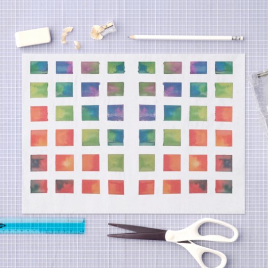 PAPIER MOUSSELINE PAPIER TISSU - CUBES CB (Artisanat)