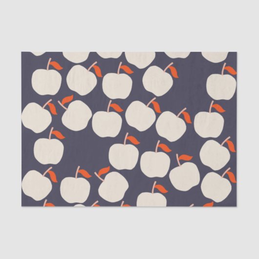 Papier Mousseline Papier Tissu Cute Apple (Recto)