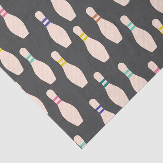 Papier Mousseline Papier Tissu Cute Bowling Pins (Détail)