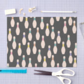 Papier Mousseline Papier Tissu Cute Bowling Pins (Artisanat)