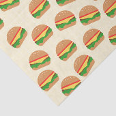 Papier Mousseline Papier Tissu Cute Burgers (Détail)