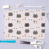 Papier Mousseline Papier Tissu Cute Cats (Artisanat)
