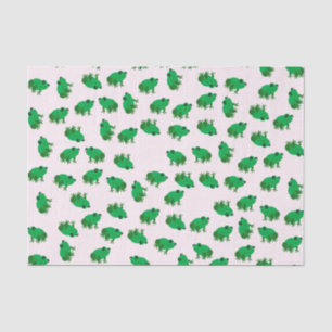Papier Mousseline Papier Tissu Cute Frogs