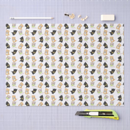 Papier Mousseline Papier tissu Cute kittens (Artisanat)