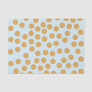 Papier Mousseline Papier Tissu Cute Waffles