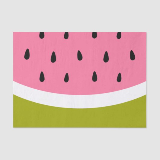 Papier Mousseline Papier Tissu Cute Watermelon (Recto)