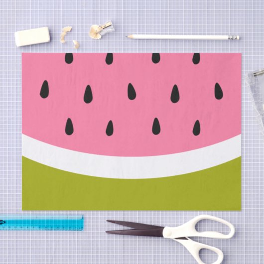 Papier Mousseline Papier Tissu Cute Watermelon (Artisanat)