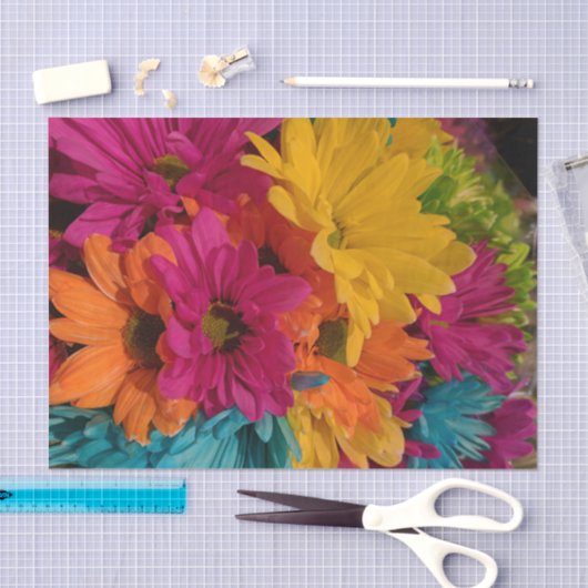 Papier Mousseline Papier Tissu Daisy (Artisanat)