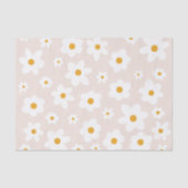 Papier Mousseline Papier Tissu Daisy (Recto)