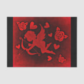 Papier Mousseline papier tissu d'amour cupide (Recto)