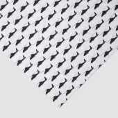 Papier Mousseline Papier Tissu d'anniversaire d'un hélicoptère noir (Détail)