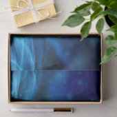 Papier Mousseline Papier Tissu d'arbre de Noël bleu éthérée (Cadeau)