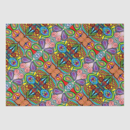 Papier Mousseline Papier Tissu d'art cellulaire (Recto)